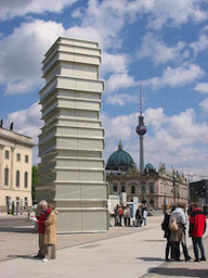 "Modern Book Printing," fourth sculpture (of six) of the Berlin Walk of Ideas.
